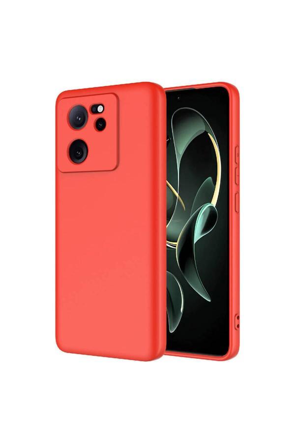 Zore Xiaomi Mi 13T Pro Uyumlu İzel Aksesuar Mara Lansman Kapak-Kırmızı - Image 1