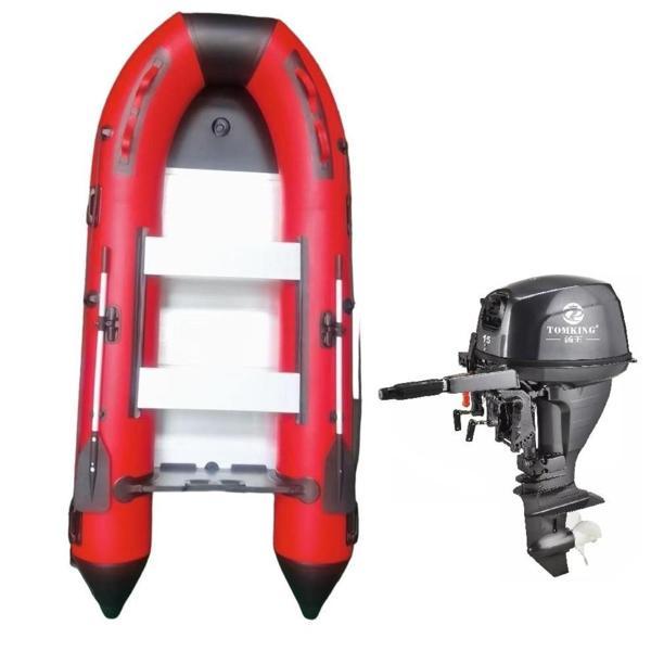 Tomking TK15 Motor Ve TK-RIB-380 Alüminyum Tabanlı Şişme Bot Seti - Image 1
