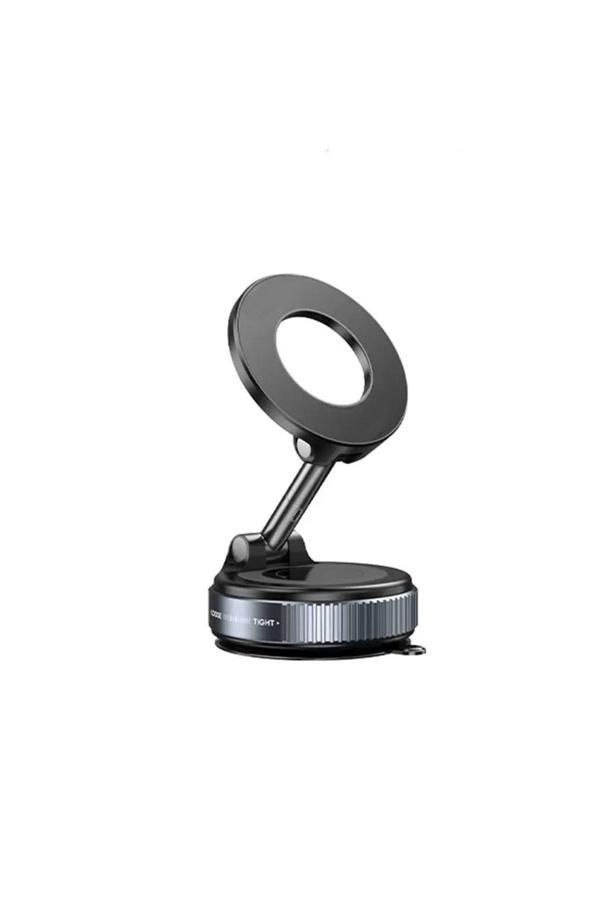 Wenixs Zore K007 Pro 360 Derece Dönebilen Vakum Özellikli Magnetik Telefon Tutucu - Siyah - Image 1