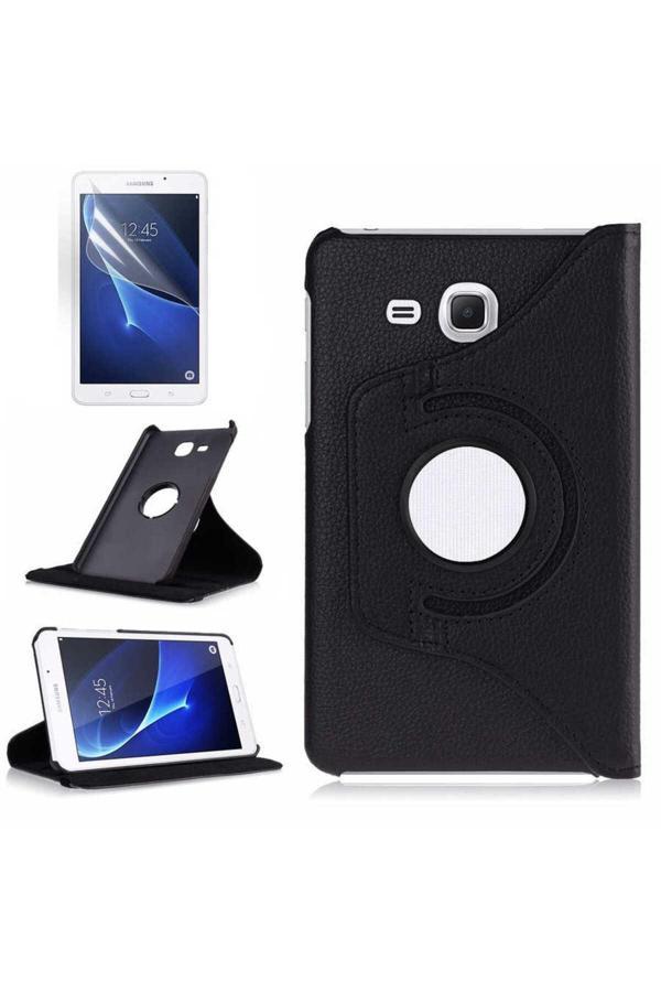 Bbs Teknoloji Grup Galaxy Tab 4 T280  Zore Dönebilen Standlı Kılıf-Siyah - Image 1