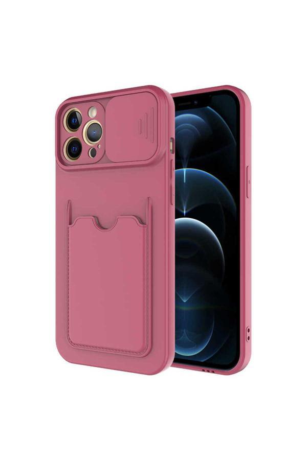 Fzd Global İphone 12 Pro Uyumlu Fzd Kartix Kılıf-Koyu Mor - Image 1
