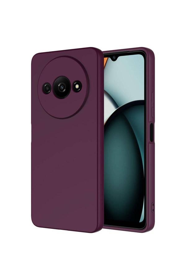 Safa Xiaomi Redmi A3 4G 2024 Kılıf Zore Mara Lansman Kapak-Koyu Mor - Image 1