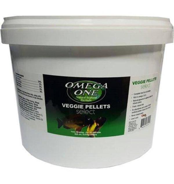 Omega One Veggie Select Pellets 100gr Açık(Sarımsak Katkılı) - Image 1