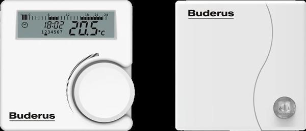 Buderus RT32 RF Kablosuz Oda Termostatı - Programlanabilir, On/Off Oda Kumandası - Image 1
