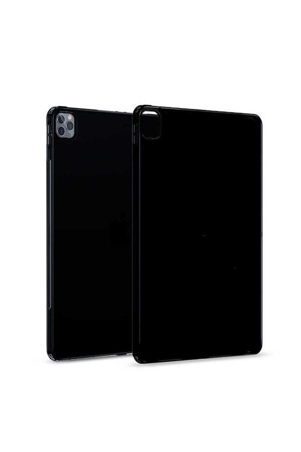 Kılıftech İpad Pro 12.9 Pro 2020 (4.Nesil) - Uyumlu Uyumlu Zore Tablet Süper Silikon Kapak-Siyah - Image 1