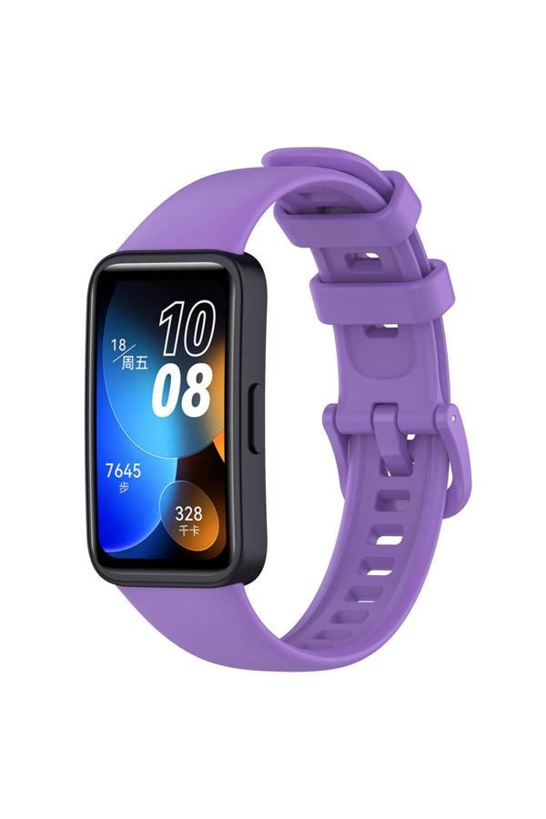 Kılıftech Huawei Band 8 Uyumlu Klasik Zore Kordon-Mor - Image 1