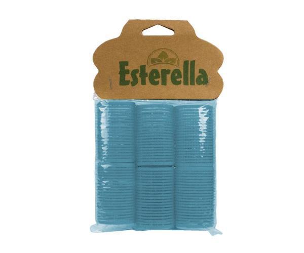 Esterella 8248 Yapışkan Bigudi Büyük 6'Lı - Mavi - Image 1