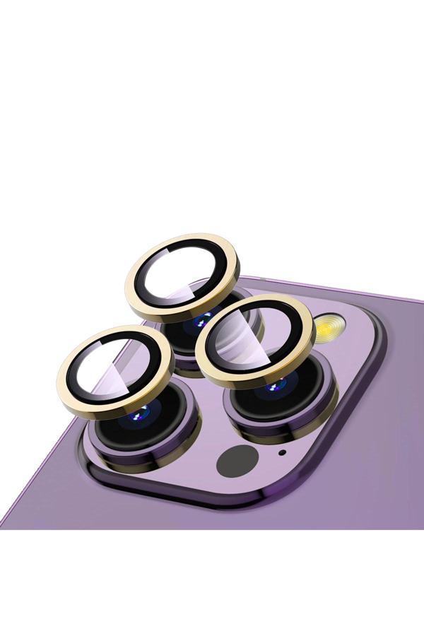 Fly Gifts İphone 13 Pro Uyumlu Zore Cl-12 Premium Safir Parmak İzi Bırakmayan Anti-Refcloive Kamera Clo - Image 1