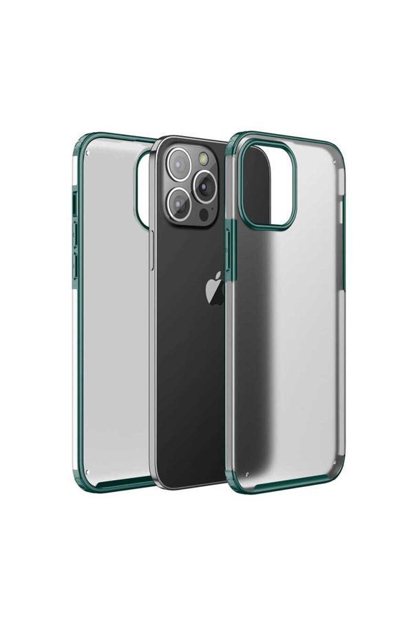 Zore İphone 13 Pro Max Uyumlu Csk Zore Volks Kılıf-Koyu Yeşil - Image 1