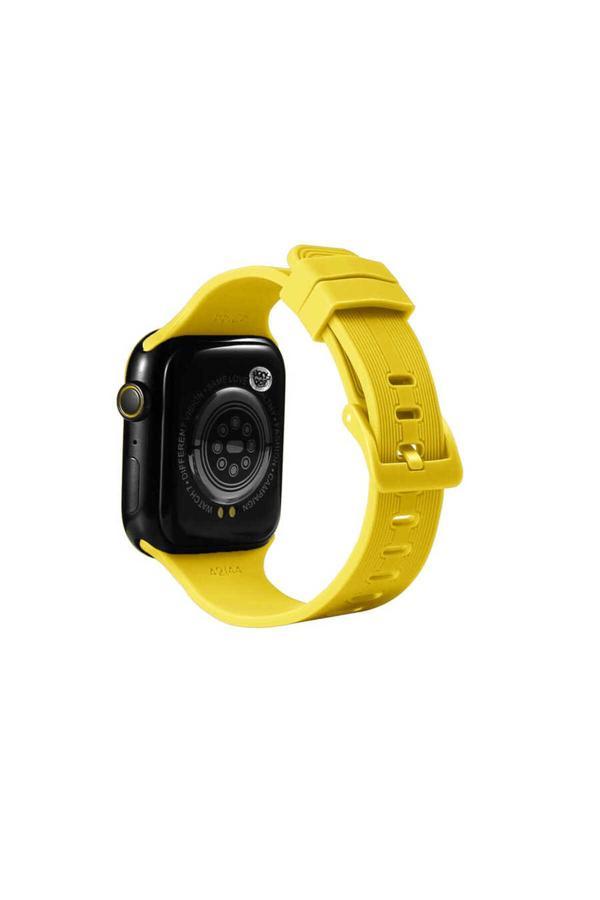 Haktan Kılıf Watch 42Mm Krd-23 Uyumlu Zore Kordon-Sarı - Image 1