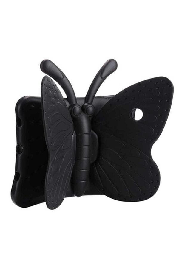 Nüanstek Galaxy Tab A7 10.4 T500 2020  Zore Butterfly Standlı Tablet Kılıf-Siyah - Image 1