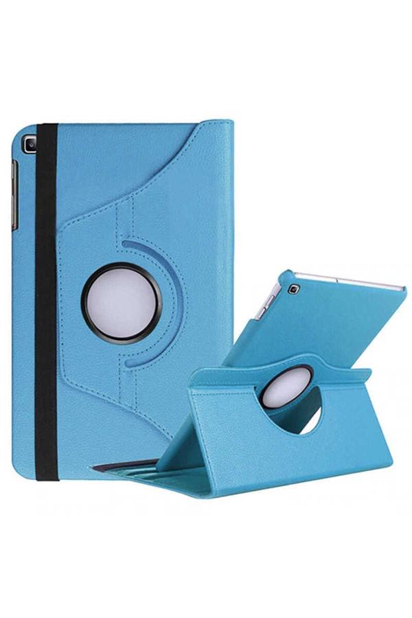 Zore Galaxy Tab A7 Lite T225 Uyumlu Dönebilen Standlı Kılıf-Mavi - Image 1