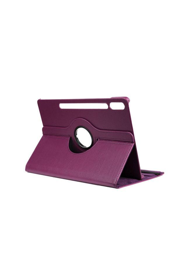Avid Diva Galaxy Tab S9 Plus  Uyumlu Zore Dönebilen Standlı Kılıf-Mor - Image 1