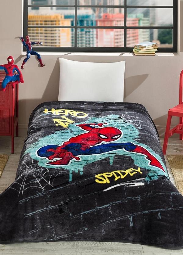 Özdilek Lisanslı Tek Kişilik Çocuk Battaniye (155x215)-Spiderman Hero - Image 1