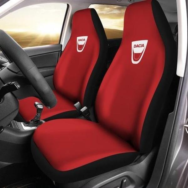 Dacia Logan Araca Özel Oto Koltuk Kılıfı Pro - Kırmızı - Image 1