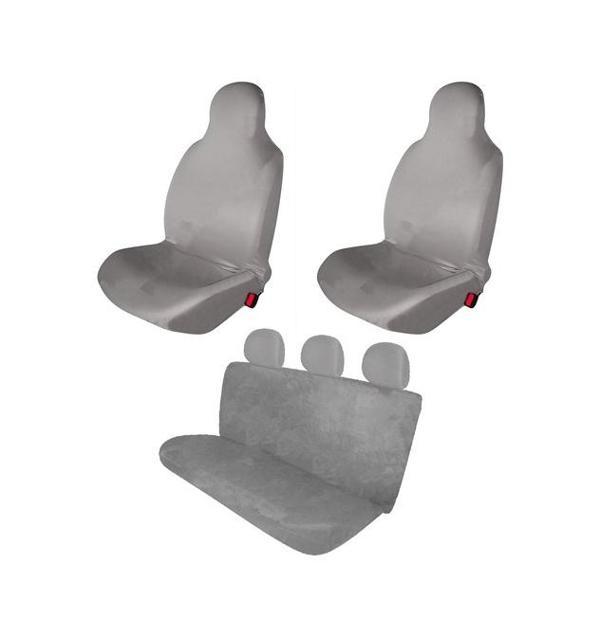 Ford Connect Penye Oto Koltuk Kılıfı - Baskısız - Gri - Image 1