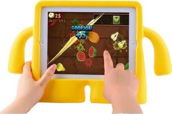 Galaxy Tab E SM-T377 8 inç Uyumlu iBuy Standlı Fuchsia Yumuşak Eğlenceli Çocuk Tablet Kılıfı - Image 1