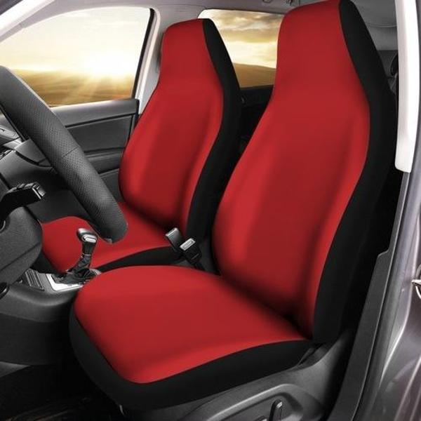 Citroen C5 Araca Özel Oto Koltuk Kılıfı Pro - Baskısız - Kırmızı - Image 1