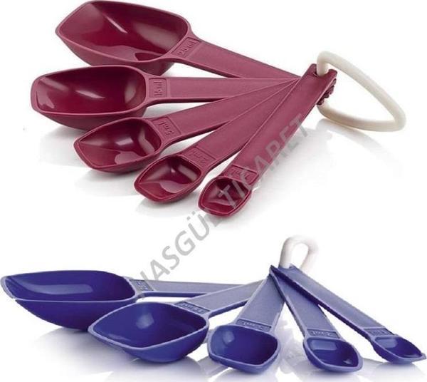 Tupperware ÖLÇÜ KAŞIKLARI MİNİ MUTFAK ÖLÇÜ KAŞIKLARI KÜÇÜK  - Image 1