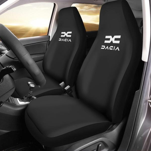 Dacia Duster Araca Özel Oto Koltuk Kılıfı PRO - Siyah Yeni Logolu - Image 1