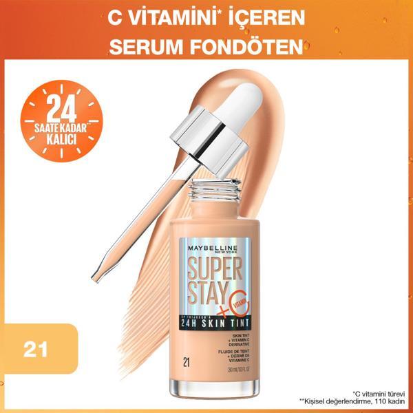Maybelline New York Super Stay Skin Tint Fondöten - 21 - Image 1