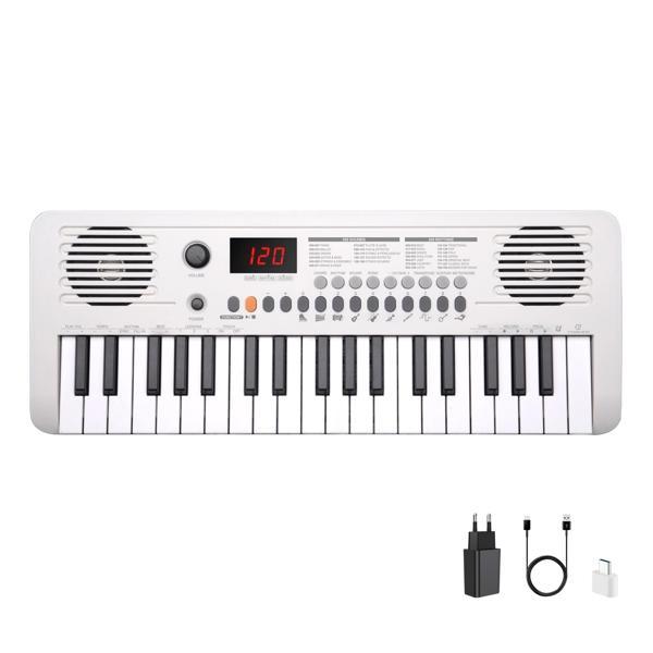Jwin Sapphire MK-1537 37 Tuşlu Org (Adaptör Hediye)-Beyaz - Image 1