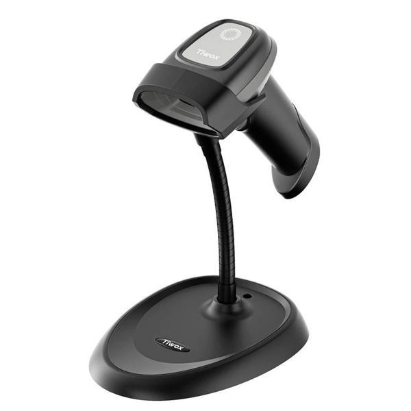 Tıwox Vs-336 2d Karekod Kablolu Usb Barkod Okuyucu + Stand - Image 1