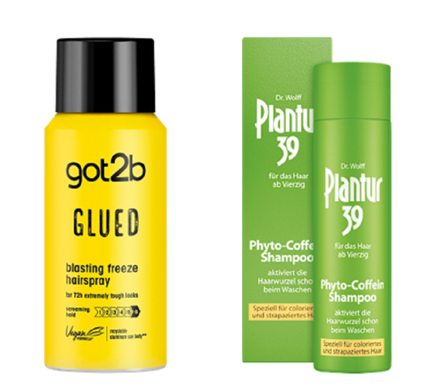 Schwarzkop Got2B Glued  Seyahat Saç Spreyi 100ML+Plantur39 Yipranmiş Saçlar Onarici Şampuan 250Ml  - Image 1