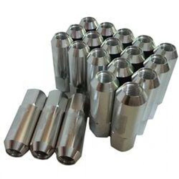 Renkli Uzun Bijon Takımı Gümüş - Image 1