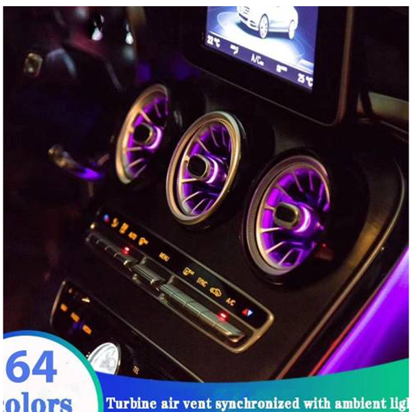 Mercedes Benz E Class W213 Uyumlu Burmester Havalandırma Seti - 64 Renk - Image 1
