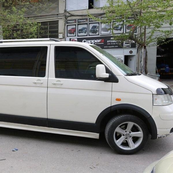 Volkswagen Transporter T5 Kısa Şasi 2009 - 2014 Çamurluk Kapı Dodikleri Set 11 Parça Çift Sürgü - Image 1