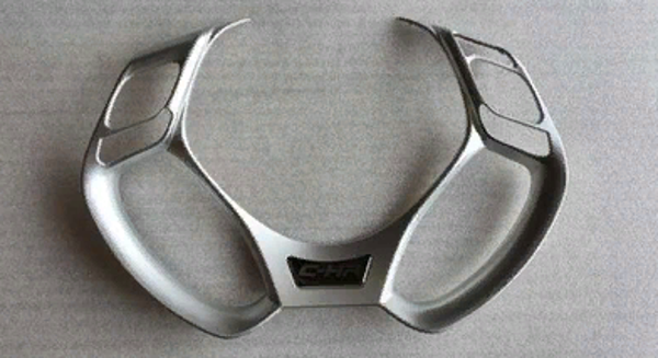 Toyota C-HR 2016-2019 Direksiyon Kaplama Silver - Image 1