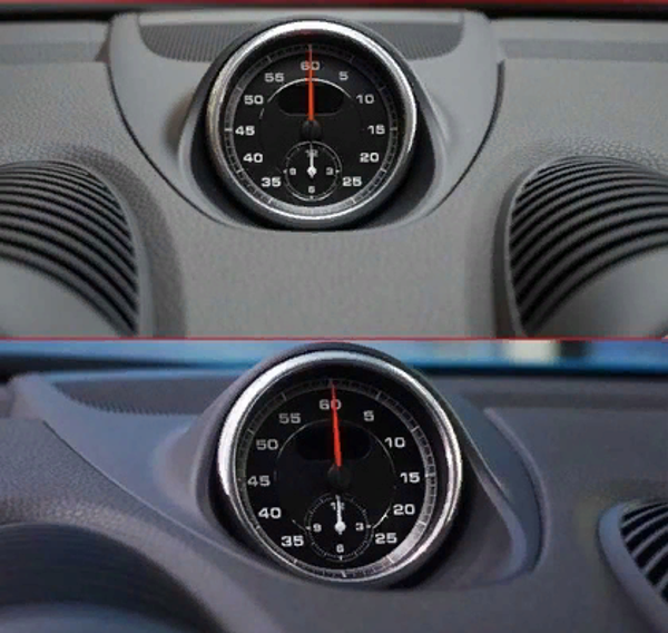 Porsche 718 2016+ Uyumlu Siyah Bakalit Ve Siyah Chrono Takım - Image 1