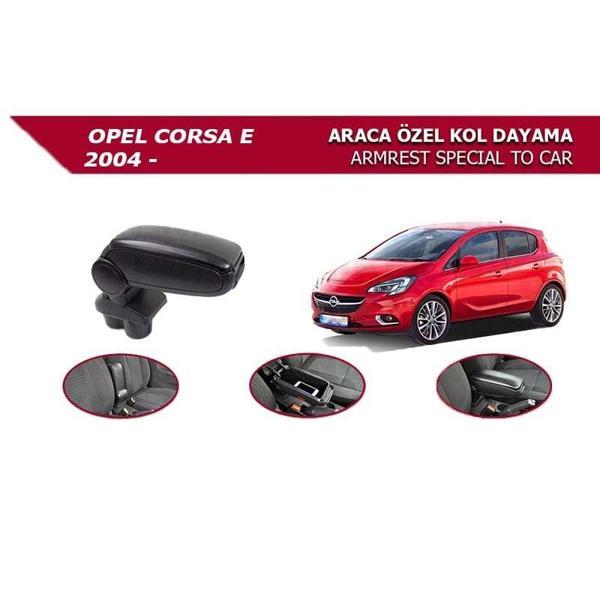 Opel Corsa E 2014- Araca Özel Kol Dayama Siyah - Image 1