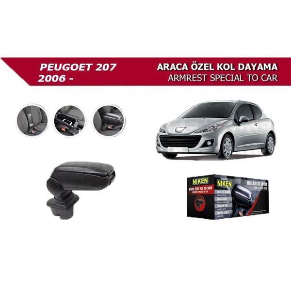 Peugeot 207 2006- Araca Özel Kol Dayama Siyah - Image 1
