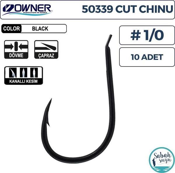Owner 50339 Cut Chinu İğne Siyah #1/0 (10 Adet) - Image 1