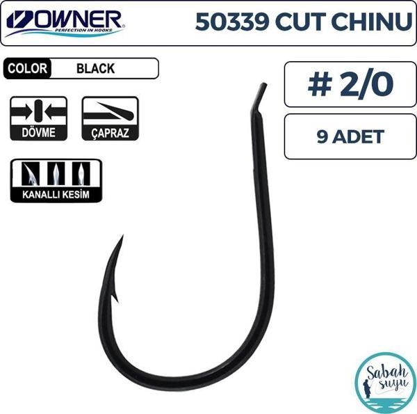 Owner 50339 Cut Chinu İğne Siyah #2/0 (9 Adet) - Image 1