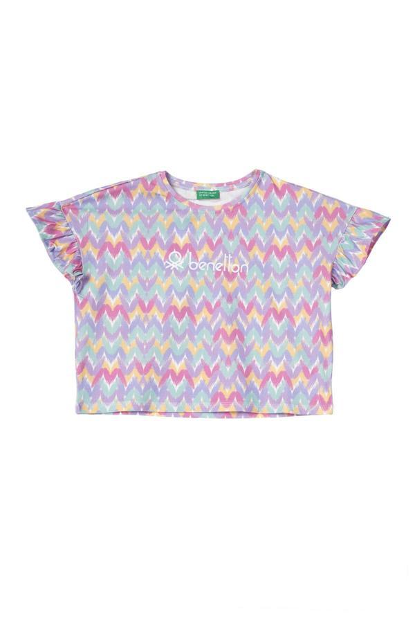 United Colors Of Benetton Kız Çocuk Tshirt Bnt-G21235 - Image 1