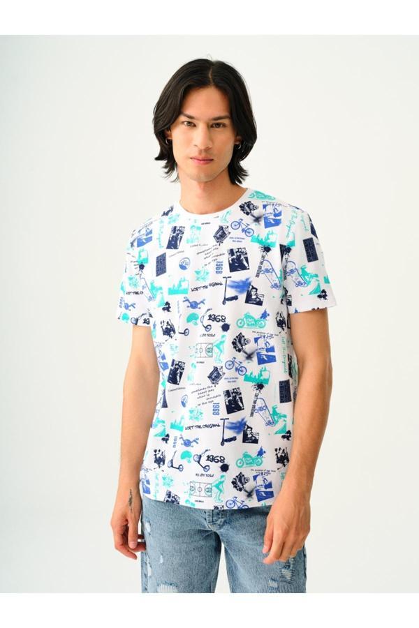 Loft Erkek Baskılı Tişört - Image 1