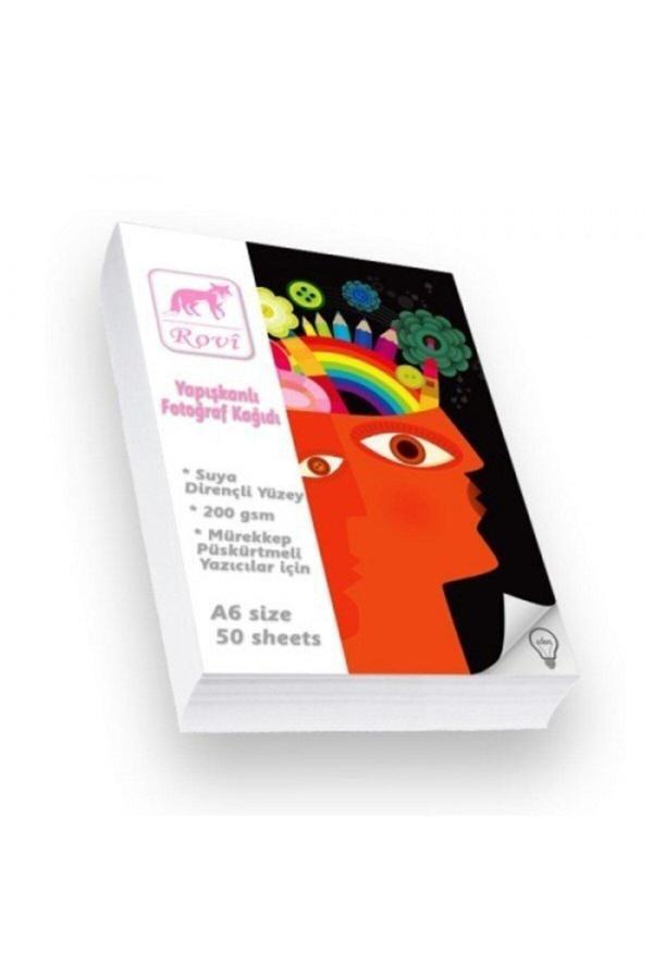 Rovi Fine-Art Yapışkanlı Fotoğraf Kağıdı - 200Gsm - 50Yp - 10X15 - Image 1