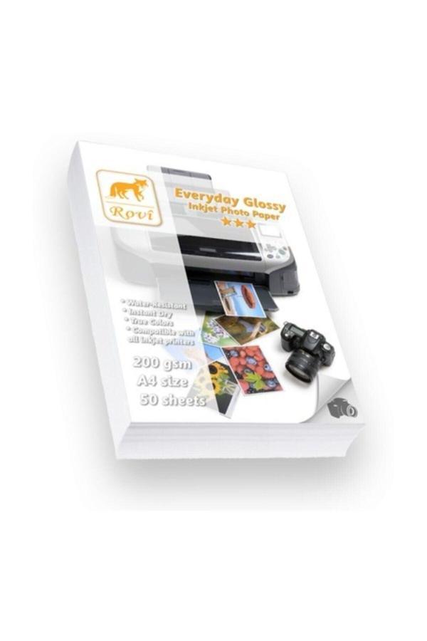 Woodhub Fotoğraf Kağıtları Fotoğraf Kağıdı () Everyday Parlak 200Gsm A4 50Yp Beyaz - Image 1