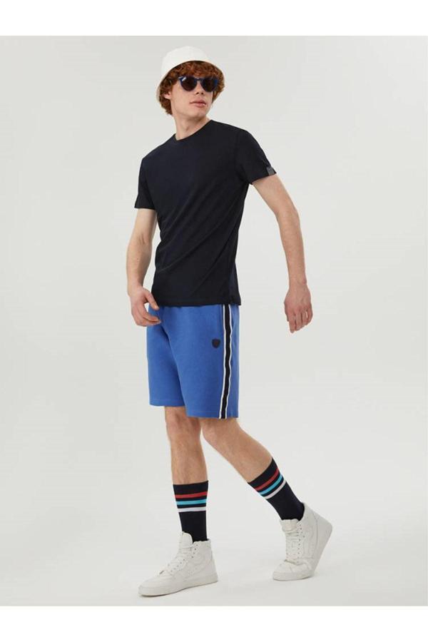 Loft Lf2023389 Erkek Kot&Kanvas Şort Electrıc Blue - Image 1