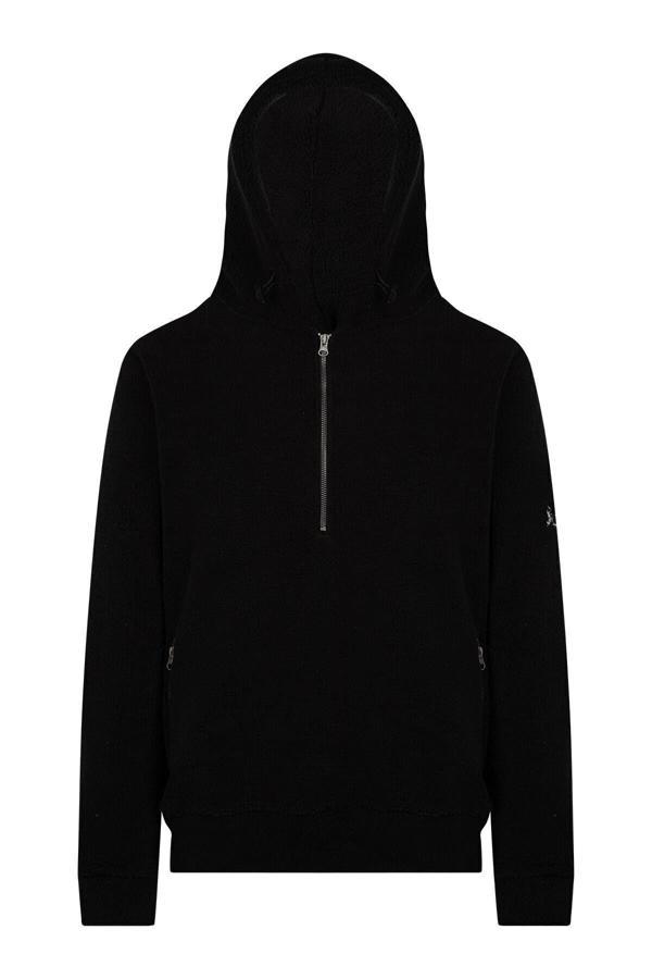 Superfly Men Kapüşonlu Sweat Erkek Siyah Sweatshirt 23211-2 - Image 1