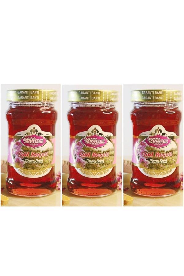 Yıldırım Şekerleme Gül Reçeli 400 Gr. (3 Adet) - Image 1