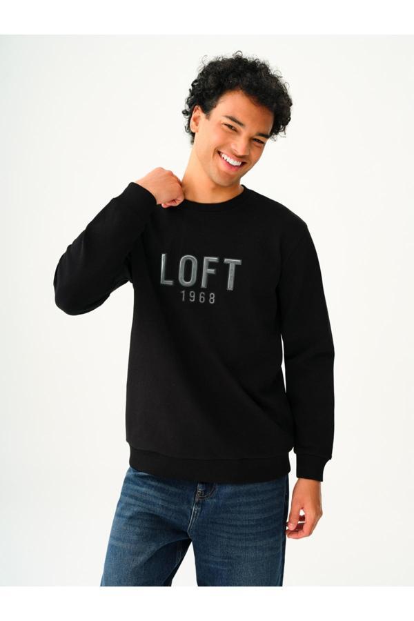 Loft Erkek Sweatshirt Siyah Lf2037395 - Image 1