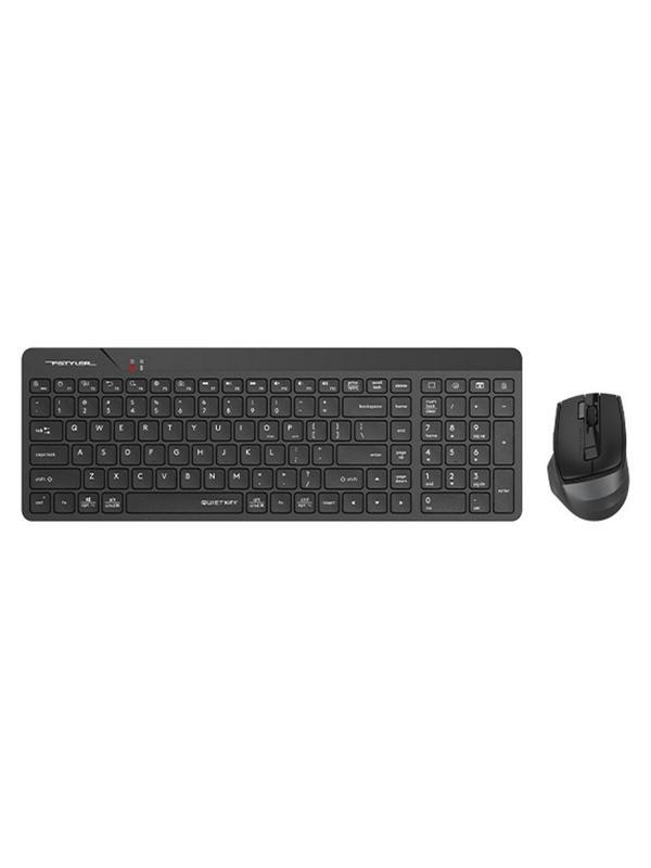 A4-Tech FG2400 Air2 Siyah Q Multimedya Silent Kablosuz Klavye Mouse Set - Image 1