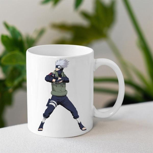Anime Naruto Kakashi Hatake Action Tasarımlı Bardak - Image 1
