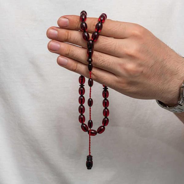 BlackCraft Sıkma Kehribar Tesbih (BC-1DBBA2) - Image 1