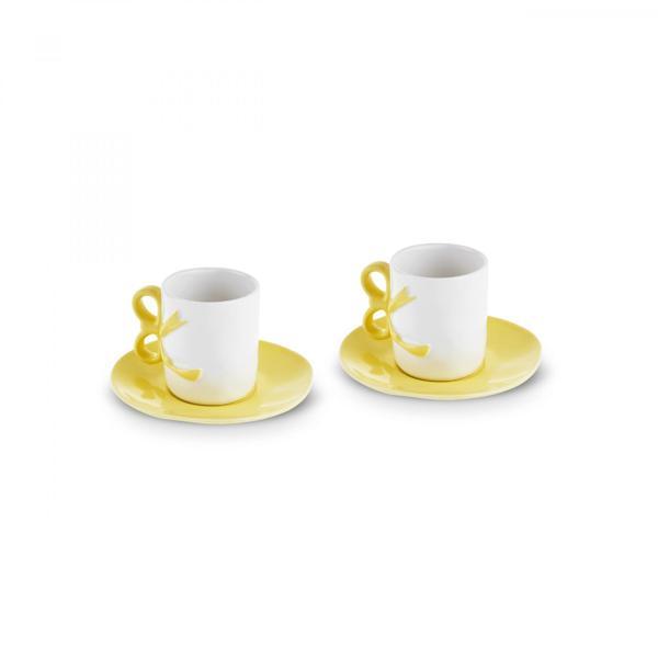 Karaca Ribbon 2 Kişilik Kahve Fincanı 110 ml Sarı - Image 1