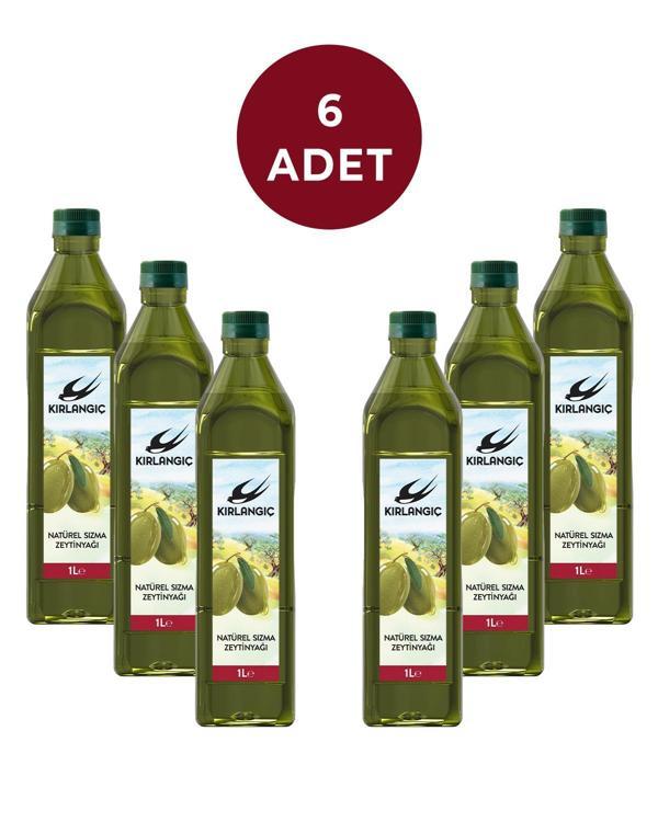 Kırlangıç Naturel Sızma Zeytinyağı 1 lt*6 adet  - Image 1